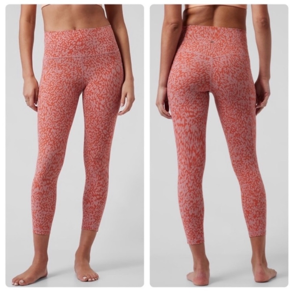 Athleta Salutation Stash Pocket II Printed 7/8 Tight Size 1X